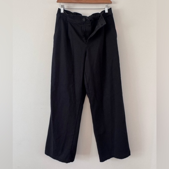 ALO Yoga Black Wide Leg Pants - Picture 2 of 5